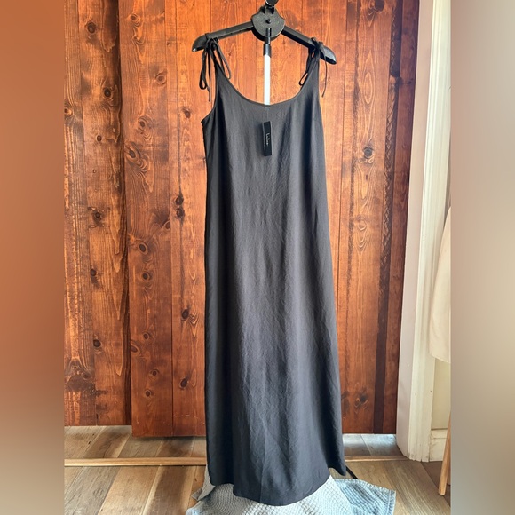 Lulus Dresses & Skirts - Lulu's Charcoal Sleeveless Maxi Dress